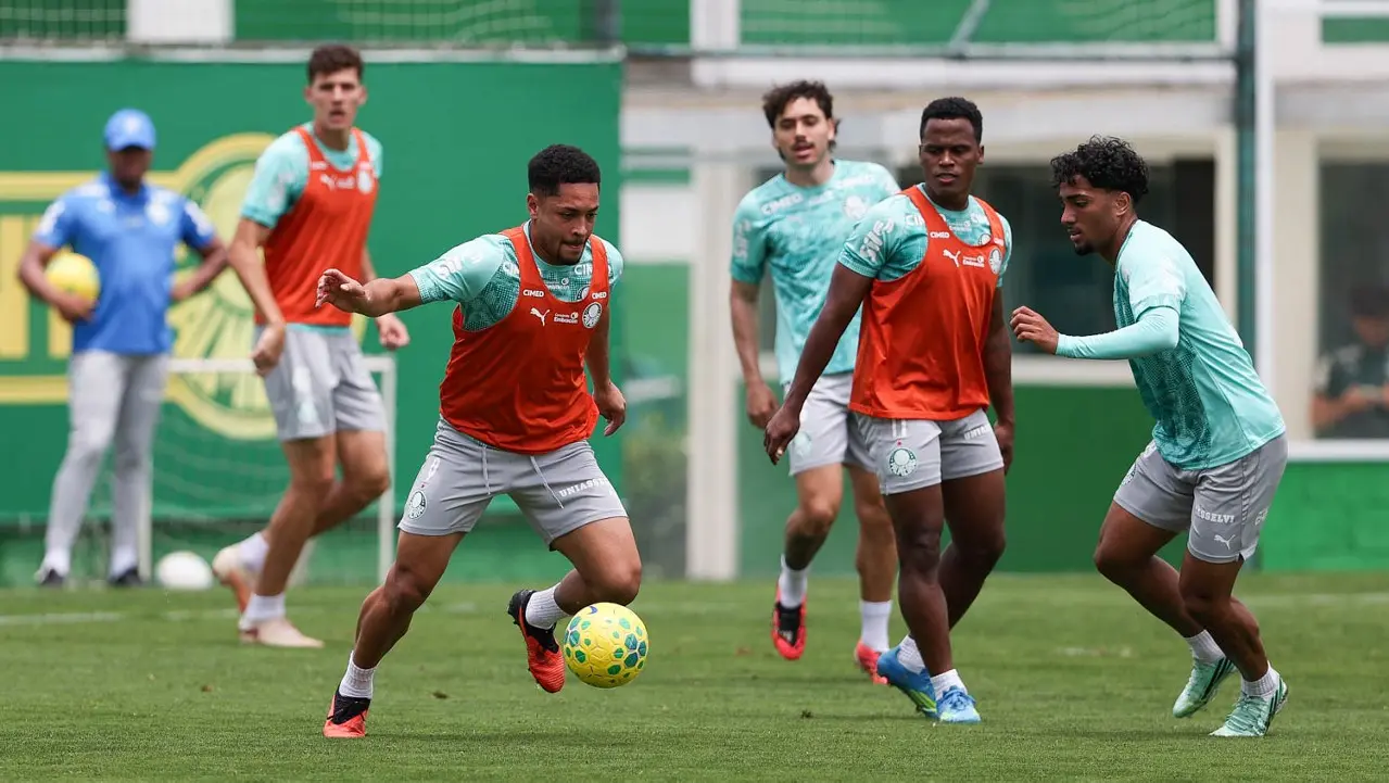 Palmeiras encerra preparação e divulga registros da última atividade prévia ao confronto