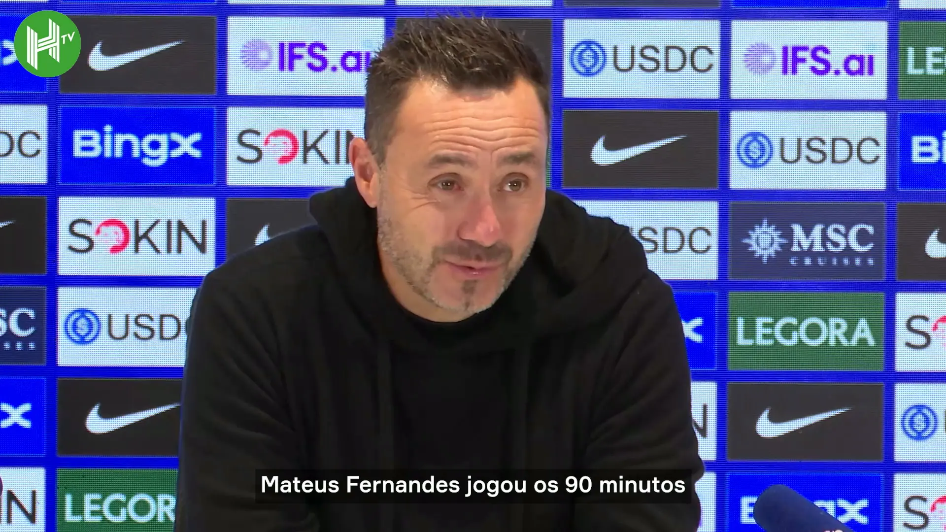 De Zerbi descreve o Tottenham como uma equipa completa após a vitória frente ao Chelsea