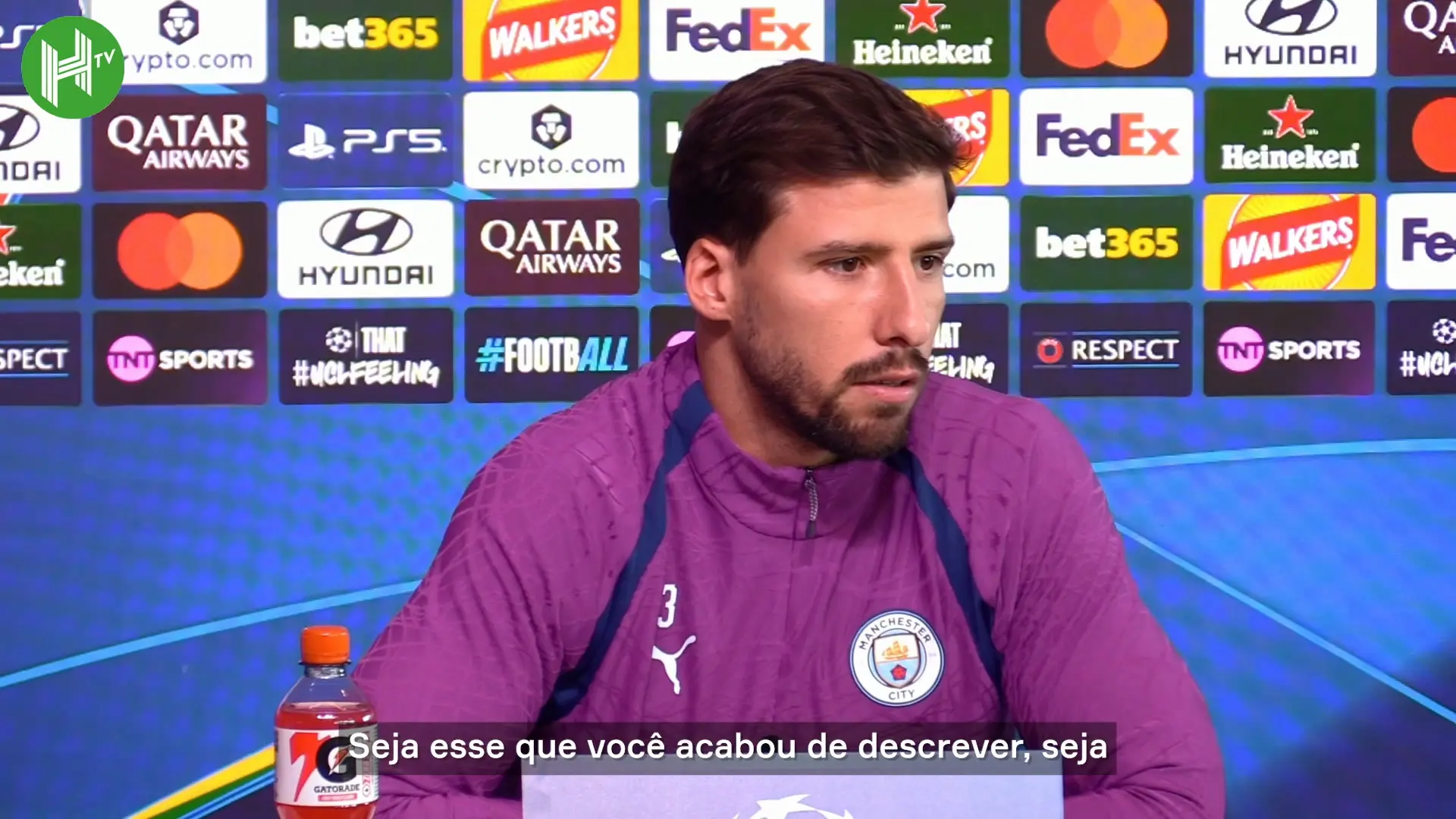 Rúben Dias minimiza pressão externa no City: “Confiamos no clube”
