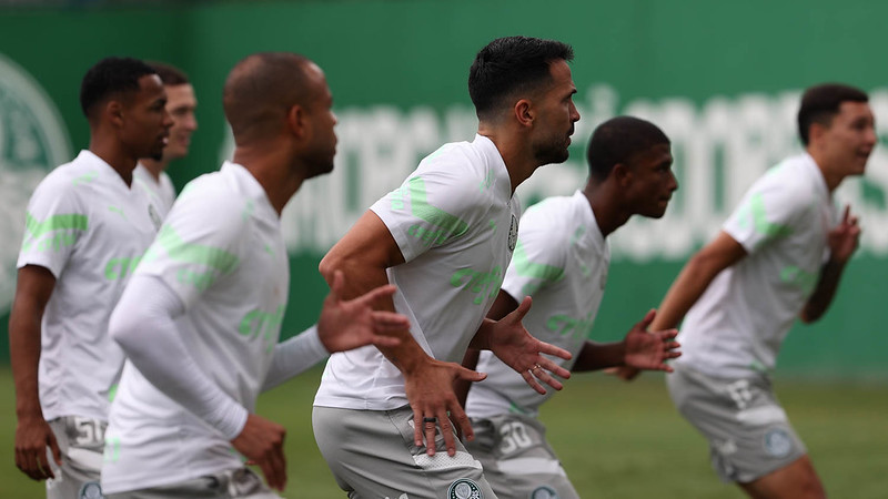 Último treino do Palmeiras antes da Supercopa: confira as imagens da preparação