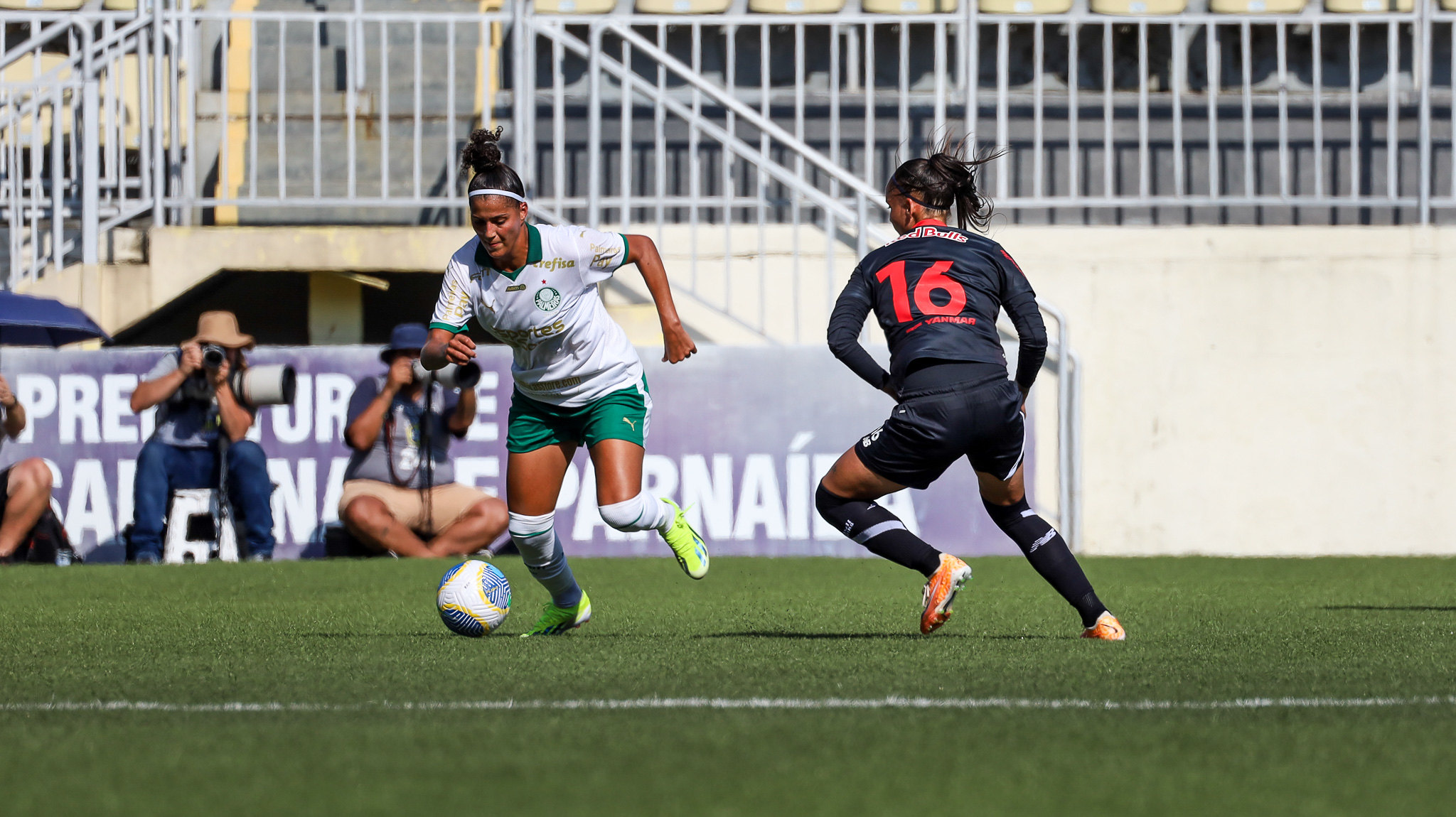 Empate do Palmeiras com o Red Bull Bragantino no Brasileirão Feminino: Imagens.