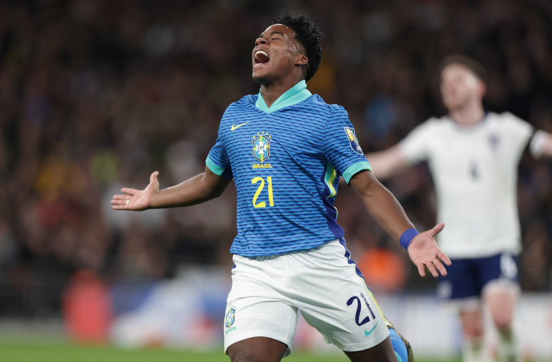 Nascemos no berço do futebol: trajetória de Endrick até o Palmeiras.