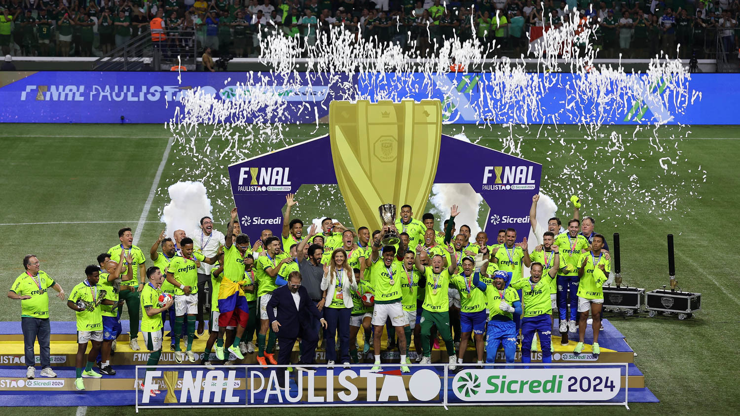 Palmeiras reforça autoridade no Paulistão com vitória sobre Santos no Allianz Parque