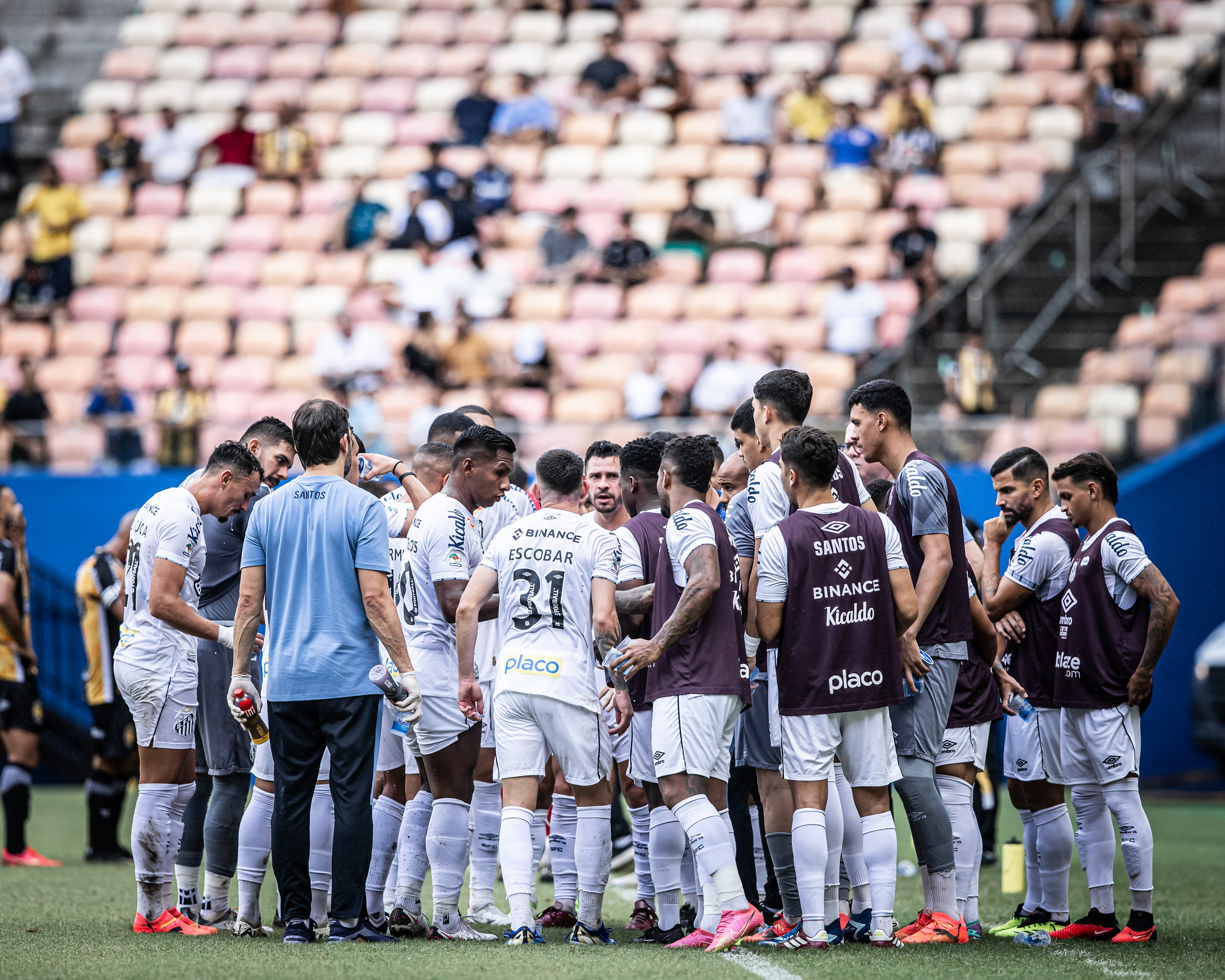 Contra o Amazonas, Santos teve pior desempenho em chutes no gol e
