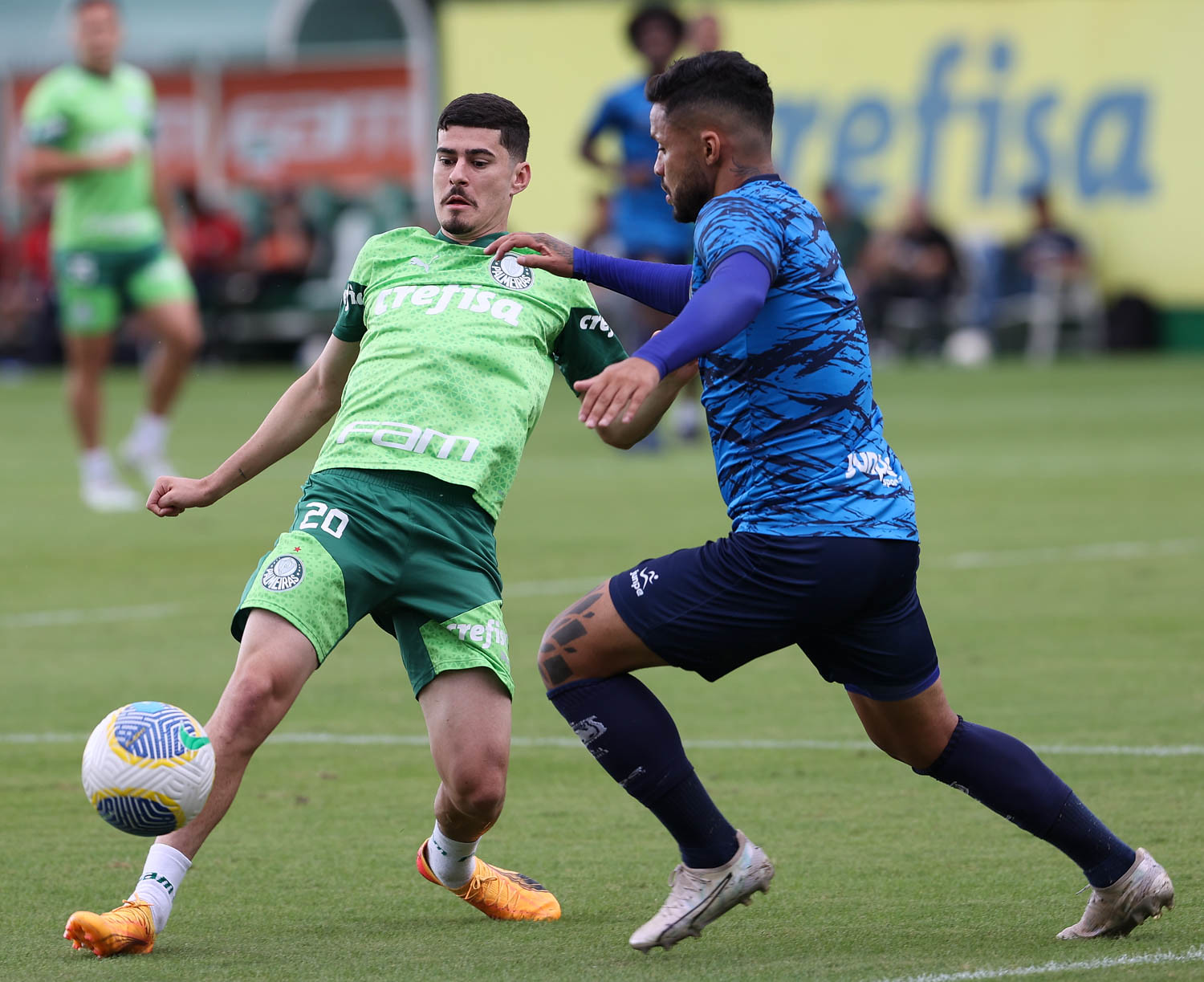 Galeria de Fotos da Goleada do Palmeiras sobre o São Caetano em Jogo-Treino