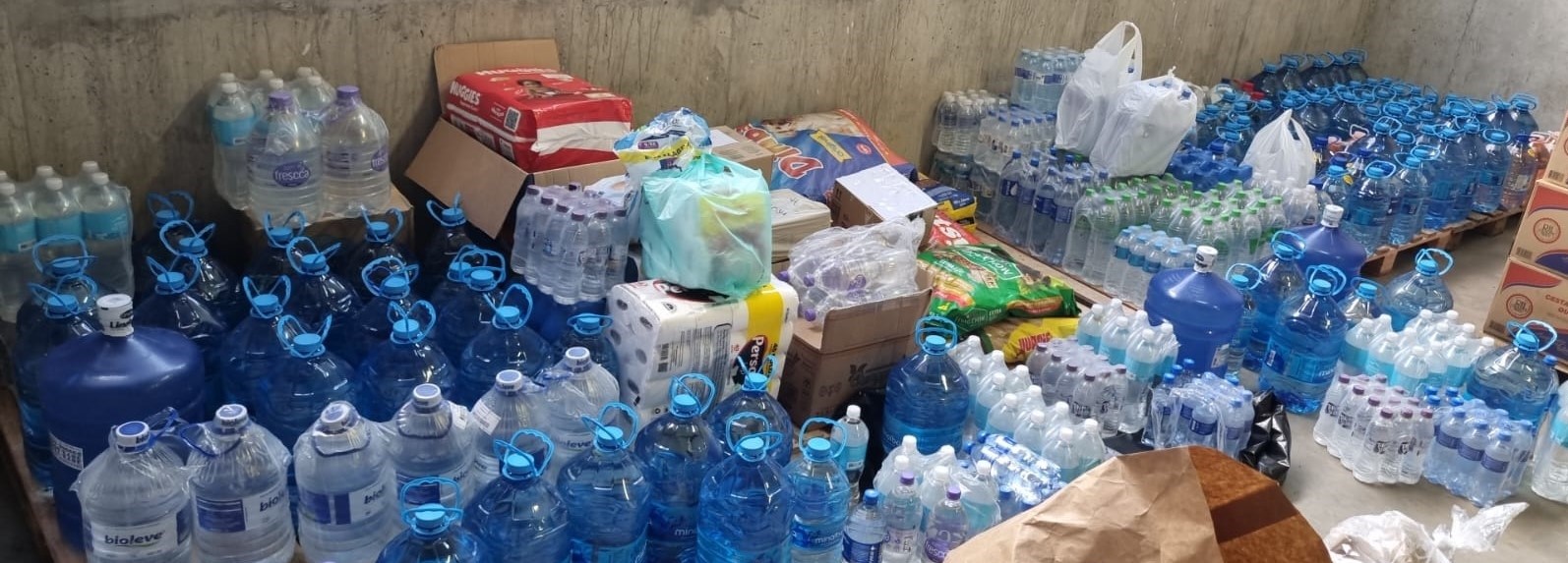 Allianz Parque arrecada 1,5 toneladas de alimentos para vítimas de enchentes