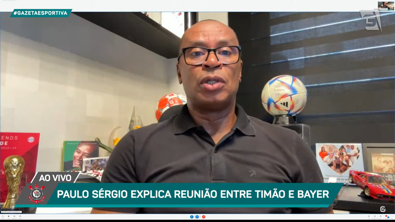 Paulo Sérgio fala sobre reunião entre Corinthians e Bayer Leverkusen: 