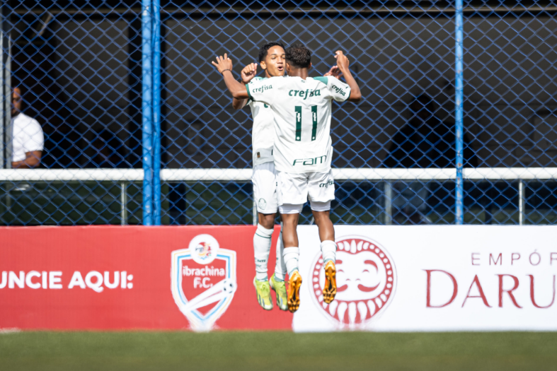 Palmeiras Sub-15 e Sub-17 triunfam sobre Ibrachina na estreia do Paulista.