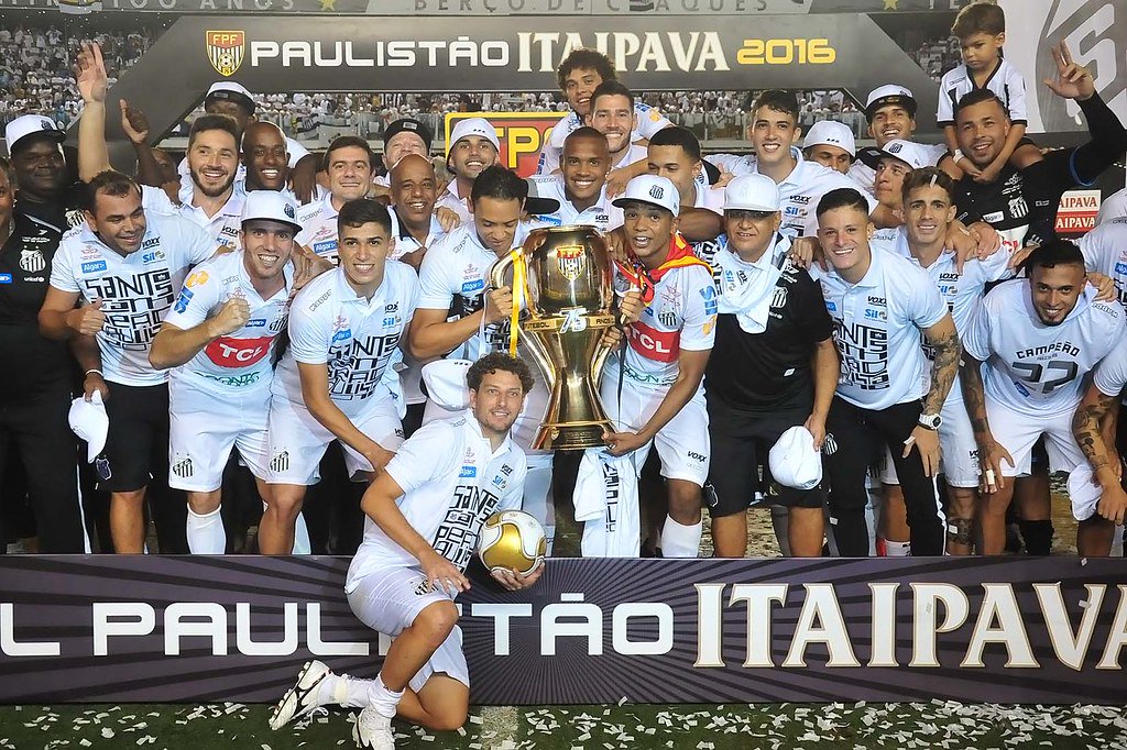 O Santos vai em busca de seu 23º título paulista na história. Sua última conquista foi em 2016, contra o Audax (Foto: Divulgação/Santos)