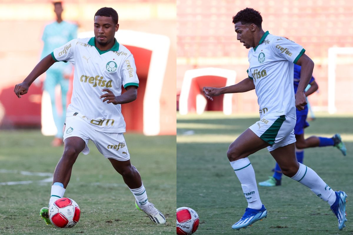 Palmeiras amplia contrato de promessas Rafael Coutinho e Luighi até 2027