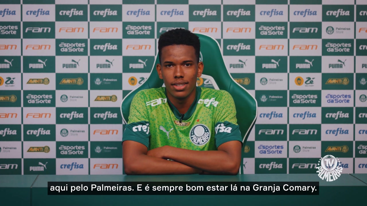 Estêvão volta da Seleção Sub-20 e foca confronto com o Vasco