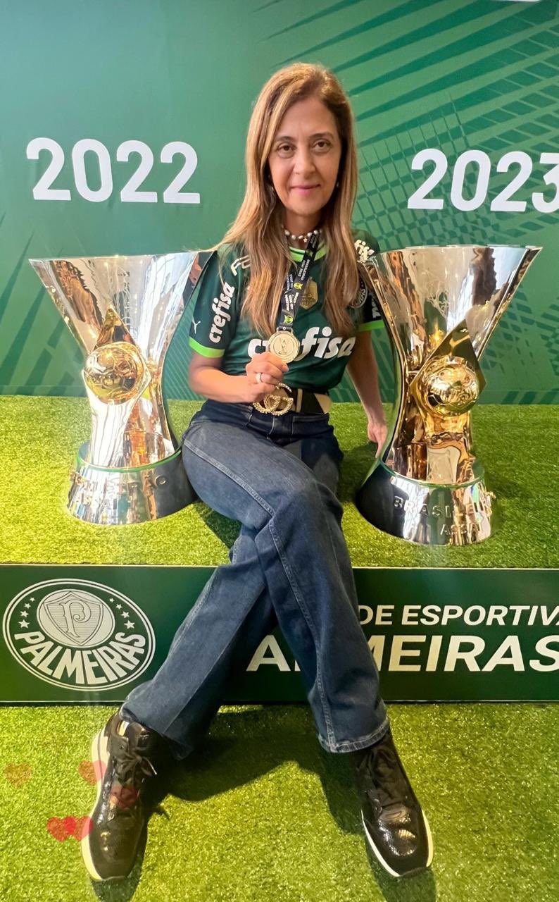 Leila Pereira mantém otimismo após vice do Palmeiras na Supercopa: 