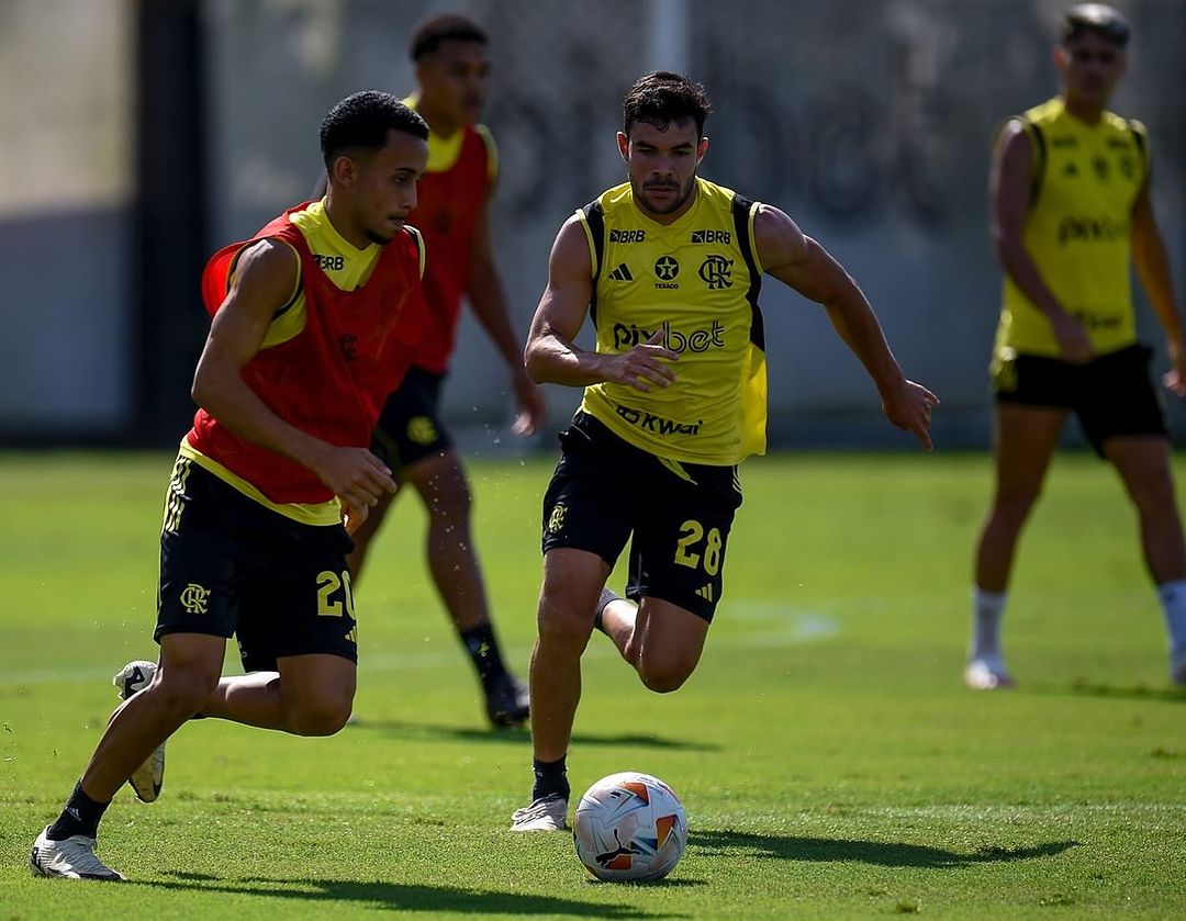 Treino do Flamengo no Ninho do Urubu: Imagens do Treinamento desta Sexta-feira.