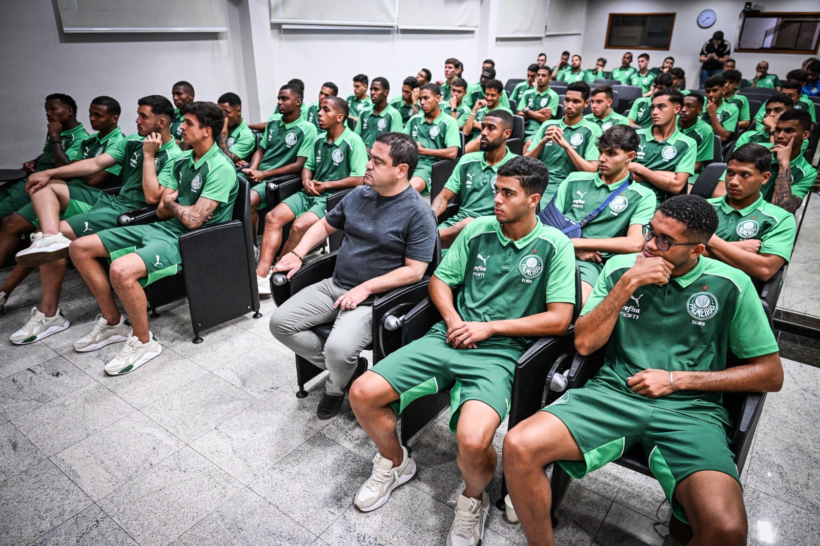 Palestra sobre Manipulação de Resultados para Sub-20 do Palmeiras