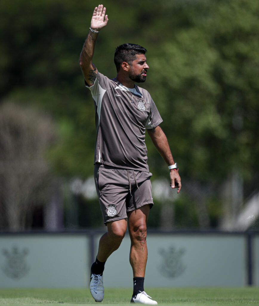 Provável escalação do Corinthians: Cássio; Fagner, Félix Torres, Gustavo Henrique e Hugo; Raniele, Maycon e Rodrigo Garro; Wesley, Yuri Alberto e Pedro Raul