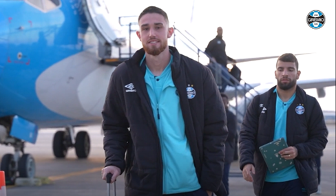 Grêmio chega ao Chile para encarar o time chileno Huachipato.