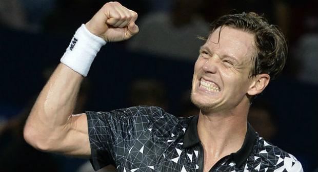 Tomas Berdych fez 2 sets a 0 sobre Milos Raonic e sagrou-se campeão na Tailândia (Foto: Miguel Medina)