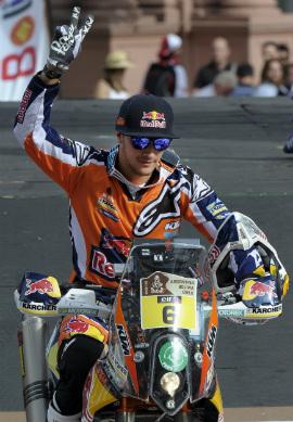 Sam Sunderland venceu a 1ª etapa das motos do Rali Dakar (Foto: Alejandro Pagni)