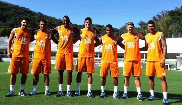 Dos sete reforços do Fluminense, quatro foram apresentados nesta quarta-feira na sede do clube, nas Laranjeiras