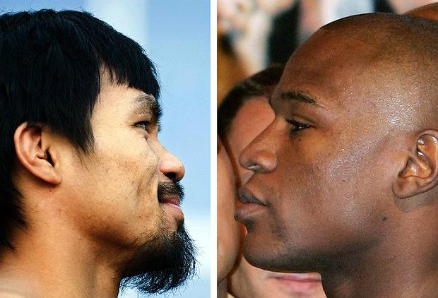 A luta entre Pacquiao e Mayweather é, atualmente, a mais esperada do boxe mundial