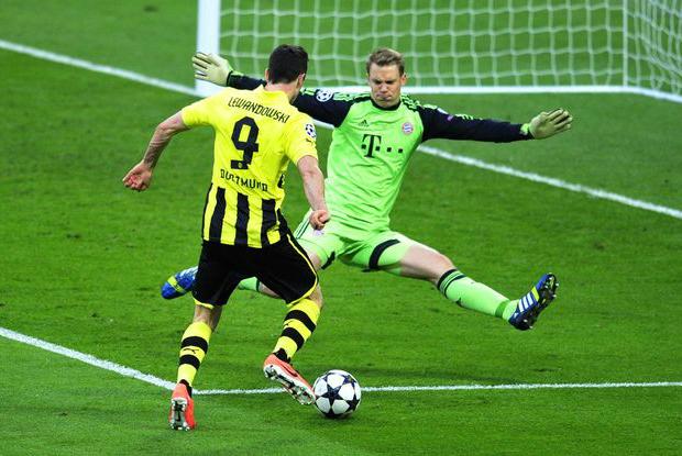 Agora companheiros, Lewandowski e Neuer atuavam por clubes rivais no primeiro semestre de 2014