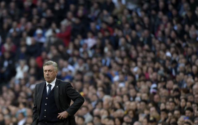 Otimista com ofensividade do Real, Ancelotti quer atletas calmos para reverter desvantagem