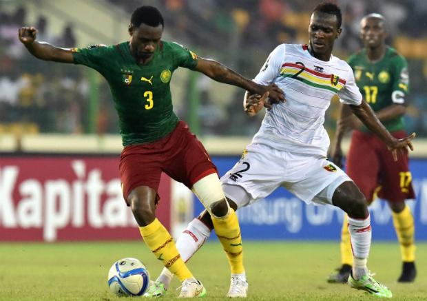 Camarões e Guiné decidiram o placar ainda no primeiro tempo de jogo (Foto: ISSOUF SANOGO)