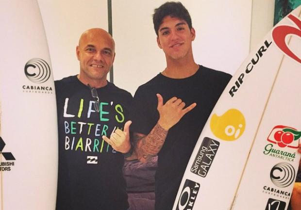 Gabriel Medina confirmou a manutenção da parceria com o shaper Johnny Cabianca na temporada de 2015