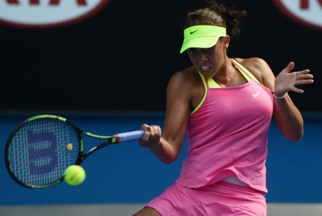 A jovem tenista Madison Keys passou pela xará Madison Brengle em sets diretos (Foto: Mal Fairclough)