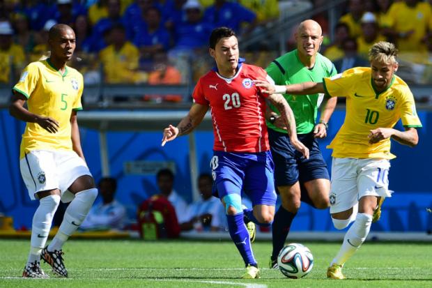 No Mineirão, Neymar e cia. tiveram muito trabalho para superar o Chile e passar das oitavas de final da Copa
