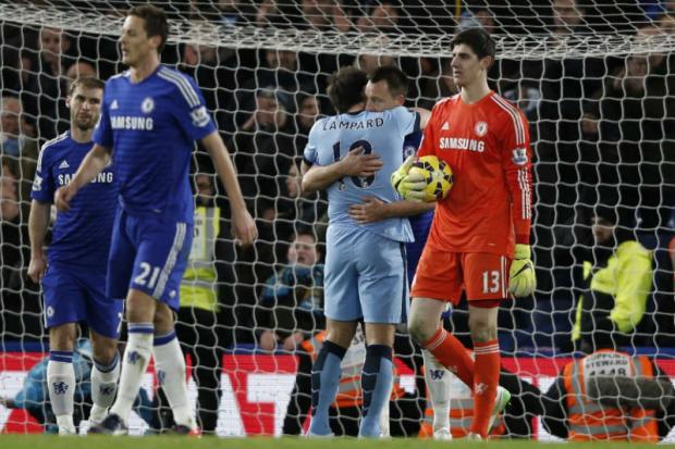 O gol de empate do City saiu após uma falha de saída do goleiro Courtois