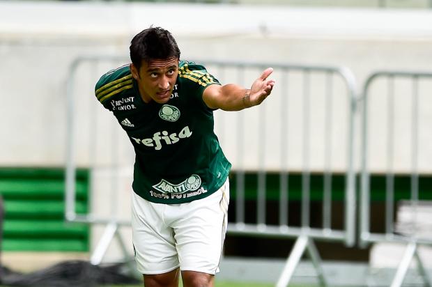 Robinho marcou um dos gols da vitória do Palmeiras na estreia do Paulistão