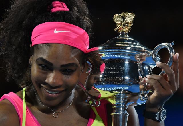 Com 88 aces, Serena Williams fez doação de R$ 47 mil a pacientes com ELA (Foto: Paul Crock)
