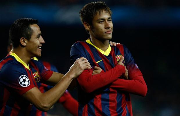 Neymar possui 22 gols em 26 partidas nesta temporada e registrou cinco tentos nos últimos três duelos