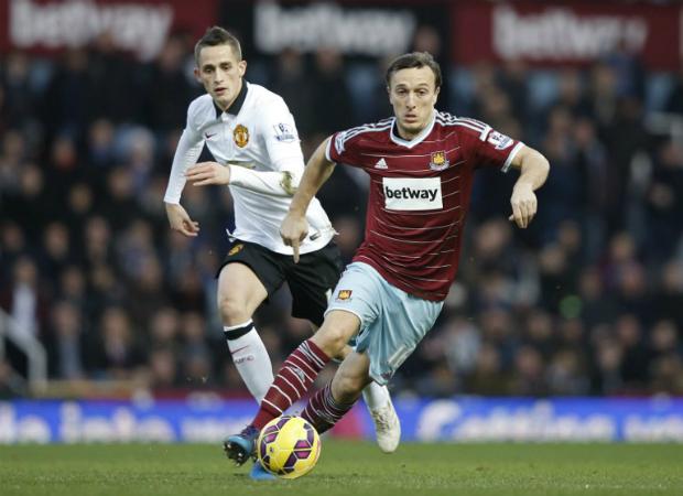 O West Ham dominou o primeiro tempo da partida (Foto: ADRIAN DENNIS)