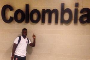 O atacante colombiano Stiven Mendoza ficou feliz por voltar ao seu país