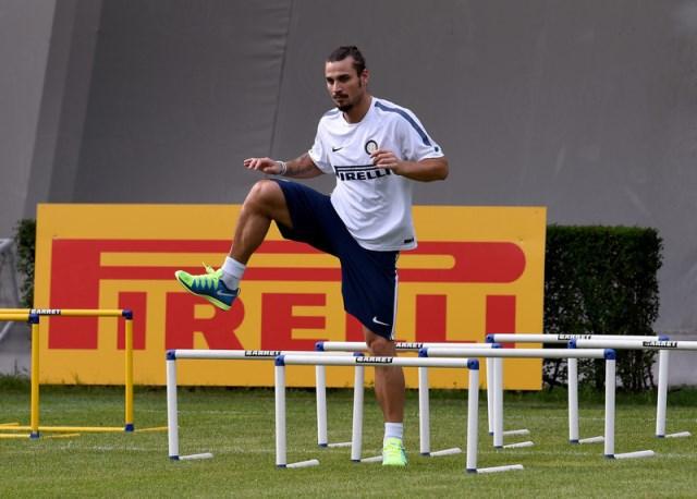 Pablo Osvaldo vinha treinando separado na Inter de Milão e agora está próximo de assinar com o Boca Juniors