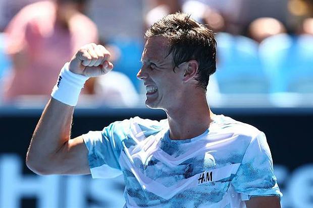 Tomas Berdych pode reeditar as semifinais do Aberto da Austrália contra Andy Murray