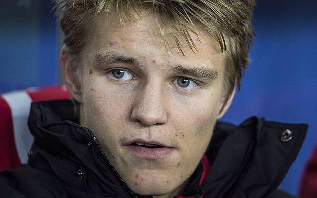 Odegaard foi contratado em janeiro pelo Real Madrid