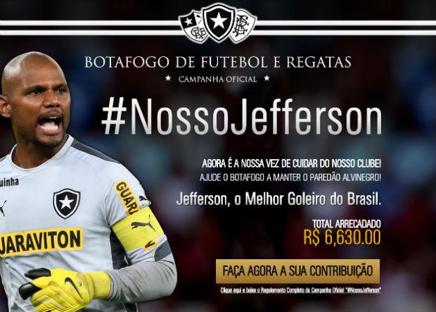 O valor mínimo da colaboração é de R$ 20 e deve ser realizada no site http://ww2.nossojefferson.com.br/