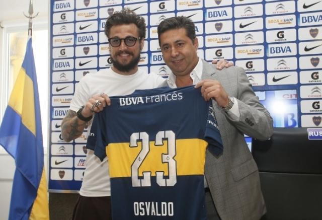 “Antes de ir para a Itália em dezembro, eu disse ao presidente que morreria para jogar no Boca”, afirmou Osvaldo
