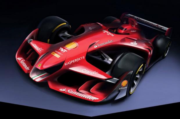 Protótipo desenhado pela Ferrari projeta alterações estruturais em todas as partes do atual carro da Fórmula 1
