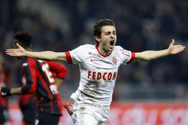 O português Bernardo Silva foi o responsável por marcar o gol da vitória do Monaco