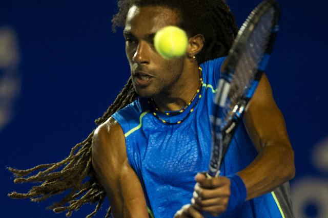 O alemão Dustin Brown foi presa fácil para o sul-africano Kevin Anderson (Foto: Pedro Pardo)