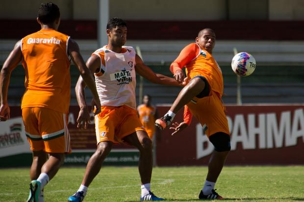 Walter segue treinando, mas pode estar de saída do Fluminense (Foto: Bruno Haddad)