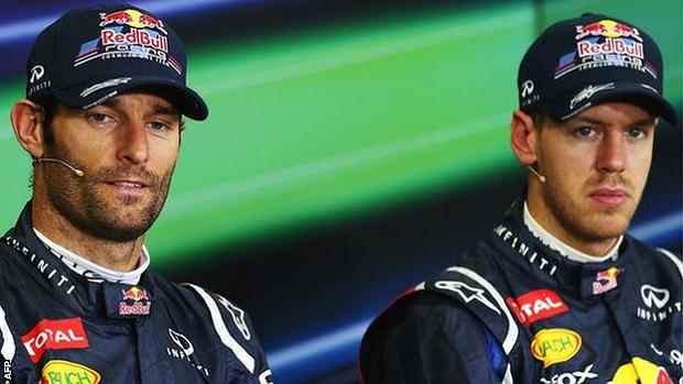 Webber acredita que a Red Bull sentirá falta de Vettel
