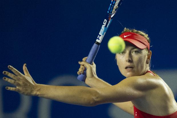 Maria Sharapova passou nesta quarta-feira pela colombiana Mariana Duque Mariño (Foto:Pedro PARDO)