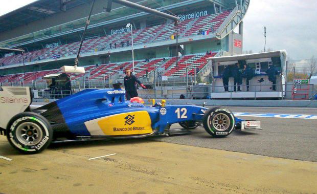 Felipe Nasr liderou a manhã de treinos nesta sexta-feira em Barcelona