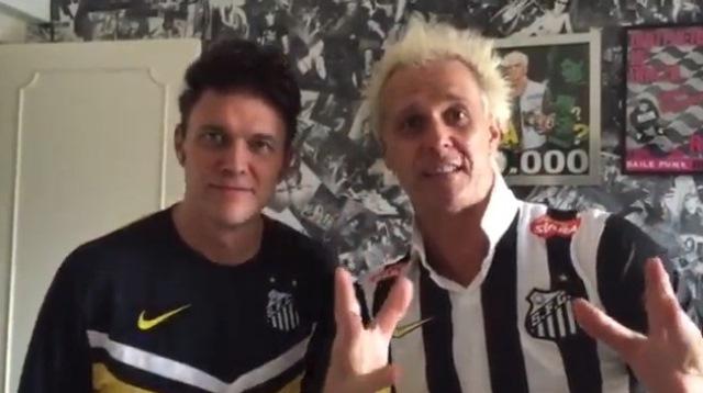 João Suplicy e Supla farão show à torcida do Peixe antes da partida no Pacaembu, neste domingo