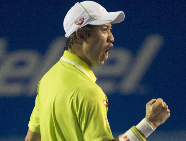 Nishikori celebrou o fato de ter alcançado a 4ª posição no ranking, posto mais alto de sua carreira até agora